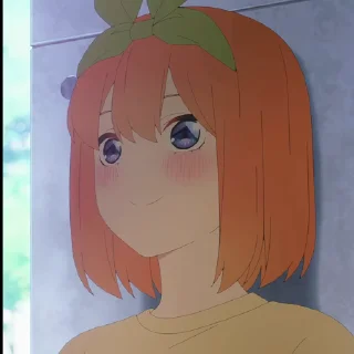 🧡 emoji The Quintessential Quintuplets ── ೄ🎡 @Anime_Sticker_noob Telegram sticker 7 of 50