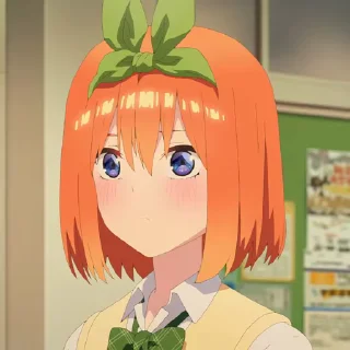🧡 emoji The Quintessential Quintuplets ── ೄ🎡 @Anime_Sticker_noob Telegram sticker 12 of 50