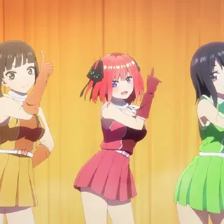 🧡 emoji The Quintessential Quintuplets ── ೄ🎡 @Anime_Sticker_noob Telegram sticker 23 of 50