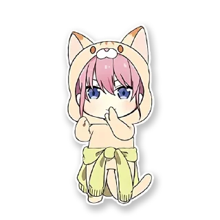 🤫 emoji Quintessential quintuplets @animestickerchannel Telegram sticker 15 of 120