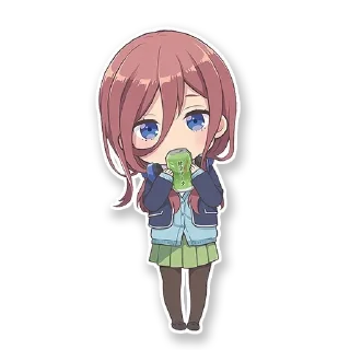 😳 emoji Quintessential quintuplets @animestickerchannel Telegram sticker 7 of 120