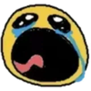 😭 emoji lolemoji ➜ @emoji1 @GimmeStickerBot Telegram sticker 17 of 120