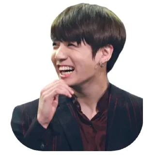😄 emoji Jungkook @Stickersey Telegram sticker 6 of 25