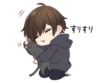 😚 emoji Menhera-kun.2 @bistic Telegram sticker 18 of 40