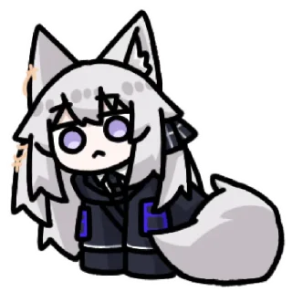 🫣 emoji 狐狸埃莉卡 @zhaxia_cn Telegram sticker 10 of 16