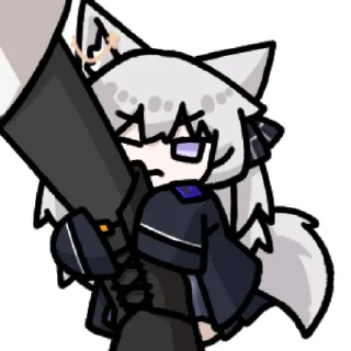 🫶 emoji 狐狸埃莉卡 @zhaxia_cn Telegram sticker 11 of 16