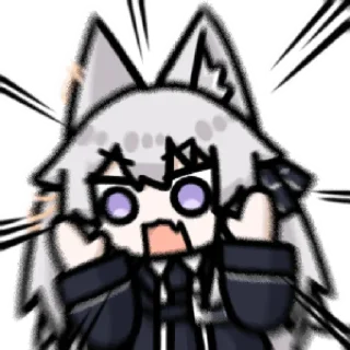 🙀 emoji 狐狸埃莉卡 @zhaxia_cn Telegram sticker 6 of 16