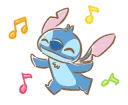 🎶 emoji Stitch (Sopan & Santai) @stickerscar Telegram sticker 9 of 24