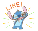 👍 emoji Stitch (Sopan & Santai) @stickerscar Telegram sticker 6 of 24
