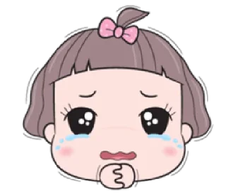 😢 emoji plumpy baby | @cutestickers4you Telegram sticker 9 of 40