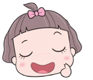 😌 emoji plumpy baby | @cutestickers4you Telegram sticker 21 of 40