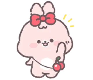 Sticker from baby rabbit shuu | @cutestickers4you