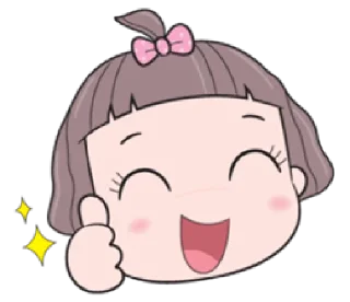👍 emoji plumpy baby | @cutestickers4you Telegram sticker 7 of 40