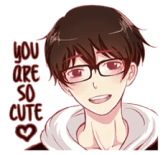😍 emoji That One Guy With Glasses Telegram sticker 22 of 40