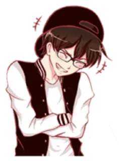 🤣 emoji That One Guy With Glasses Telegram sticker 16 of 40