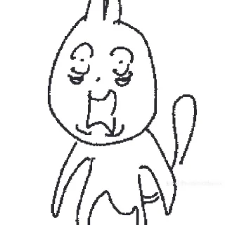 Sticker from cat but he slowly becomes more deranged