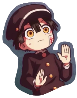 😳 emoji Toilet Bound Hanako-kun Telegram sticker 6 of 23