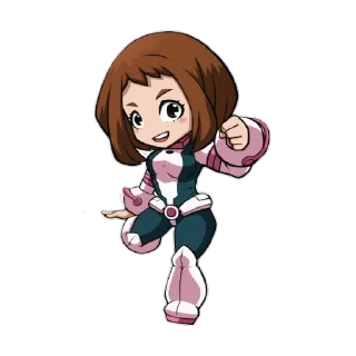 🖤 emoji Uraraka ochako Telegram sticker 15 of 17