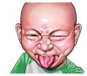 😛 emoji Angry face of children Telegram sticker 16 of 41
