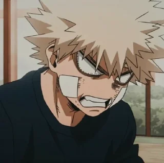 👍 emoji Bakugou Katsuki / @anime_sticker_pack Telegram sticker 12 of 40