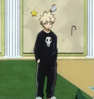 👍 emoji Bakugou Katsuki / @anime_sticker_pack Telegram sticker 24 of 40
