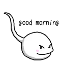 🌝 emoji Tadpole (albino) @tikelku Telegram sticker 5 of 41