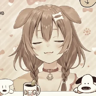 🐶 emoji ஓ๑ 𝐈nugami 𝐊orone ▸ @tikelcity2 ๑ஓ Telegram sticker 13 of 60