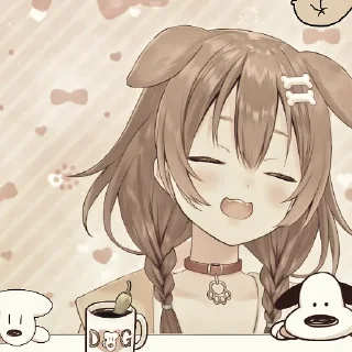 🐶 emoji ஓ๑ 𝐈nugami 𝐊orone ▸ @tikelcity2 ๑ஓ Telegram sticker 9 of 60