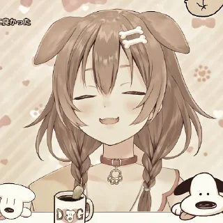 🐶 emoji ஓ๑ 𝐈nugami 𝐊orone ▸ @tikelcity2 ๑ஓ Telegram sticker 5 of 60