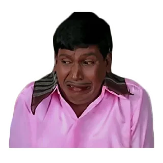 😕 emoji Vadivelu Stickers by Tamilanda Telegram sticker 20 of 30