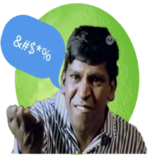 🤬 emoji Vadivelu Telegram sticker 22 of 79