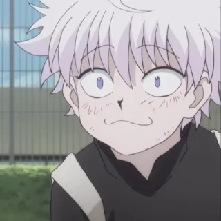 💈 emoji Killua Zoldyck • @WorldsGreatestLiar 🎐• Telegram sticker 17 of 84