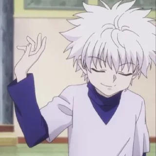 💈 emoji Killua Zoldyck • @WorldsGreatestLiar 🎐• Telegram sticker 12 of 84