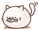 Sticker from Round and Pretty Cat
