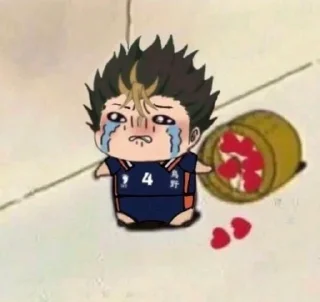 Sticker from Nishinoya imut