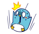 😱 emoji Little blue penguin - 'ALPENG' ver 3 Telegram sticker 2 of 25