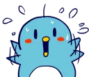 😅 emoji Little blue penguin - 'ALPENG' ver 3 Telegram sticker 7 of 25