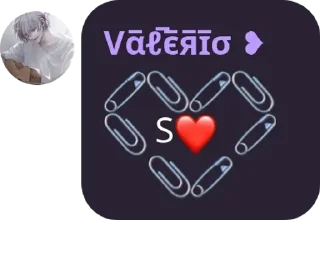 Sticker from VALERIO 🖤 AYSEL
