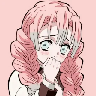 🎀 emoji Mitsuri kanroji Telegram sticker 20 of 29