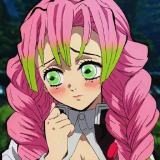 🎀 emoji Mitsuri kanroji Telegram sticker 5 of 29
