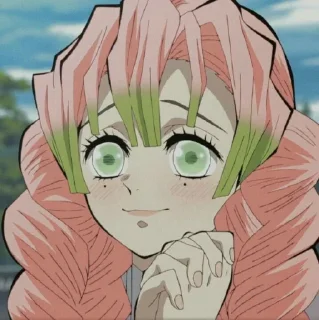 🎀 emoji Mitsuri kanroji Telegram sticker 18 of 29