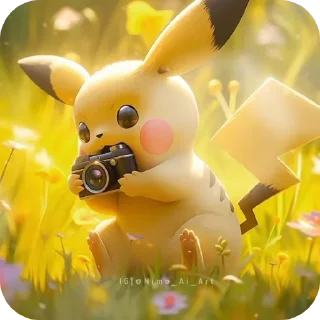 Sticker from Pikachu