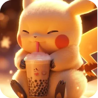 Sticker from Pikachu