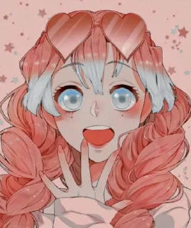 🎀 emoji Mitsuri kanroji Telegram sticker 16 of 29