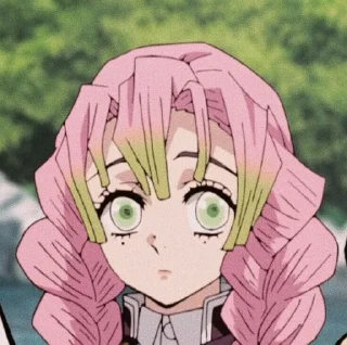 🎀 emoji Mitsuri kanroji Telegram sticker 15 of 29