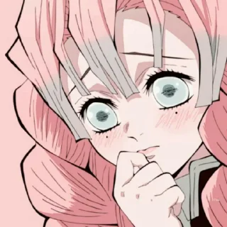 🎀 emoji Mitsuri kanroji Telegram sticker 19 of 29