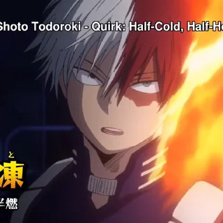 🎯 emoji Shoto Todoroki @Hanim1O Telegram sticker 18 of 90