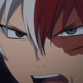 🎯 emoji Shoto Todoroki @Hanim1O Telegram sticker 17 of 90