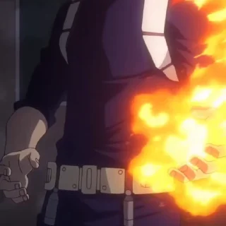 🎯 emoji Shoto Todoroki @Hanim1O Telegram sticker 16 of 90