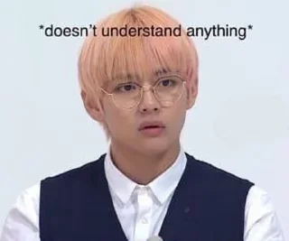 ❓ emoji @taekookffss 𖹭 bts memes. Telegram sticker 21 of 55